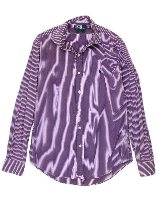 POLO RALPH LAUREN Mens Custom Fit Shirt Size 15 1/2 39 Medium Purple-- Polka Dot Checkered Tartan POLO RALPH LAUREN Mens Custom Fit Shirt Size 15 1/2 39 Medium Purple-- Polka Dot Checkered Tartan