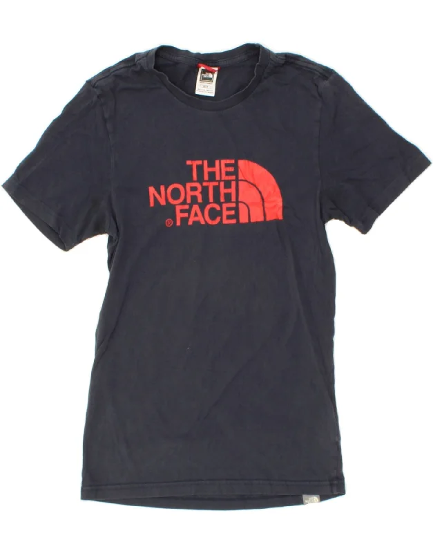 THE NORTH FACE Womens Graphic T-Shirt Top UK 6 XS Navy Blue Cotton-- Fitted T-Shirt Seamless Stretchy THE NORTH FACE Womens Graphic T-Shirt Top UK 6 XS Navy Blue Cotton-- Fitted T-Shirt Seamless Stretchy
