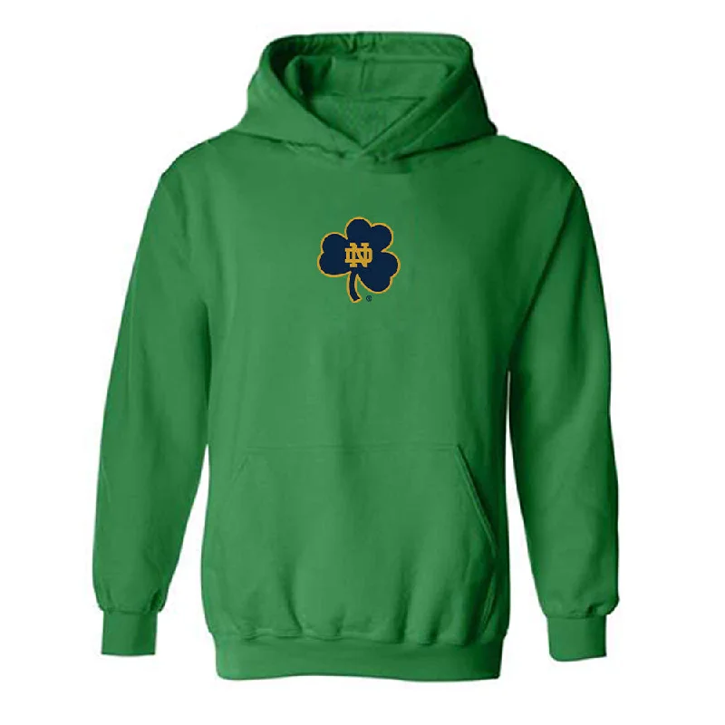 Notre Dame - NCAA Women's Soccer : Abby Mills - Classic Fashion Shersey Hooded Sweatshirt Hoodie with Hem Fringe Bohemian Relaxed Notre Dame - NCAA Women's Soccer : Abby Mills - Classic Fashion Shersey Hooded Sweatshirt Hoodie with Hem Fringe Bohemian Relaxed