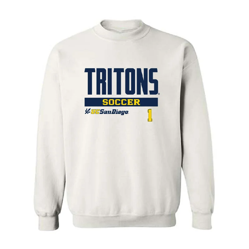 UCSD - NCAA Women's Soccer : Ginny Fronk - Classic Fashion Shersey Crewneck Sweatshirt Hoodie with Monochrome Minimalist Simple UCSD - NCAA Women's Soccer : Ginny Fronk - Classic Fashion Shersey Crewneck Sweatshirt Hoodie with Monochrome Minimalist Simple