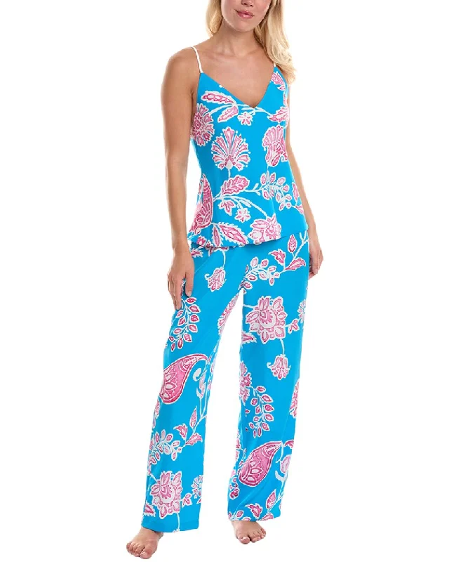 Natori Sanremo Pajama Pant Set Comfortable Jogger Trousers