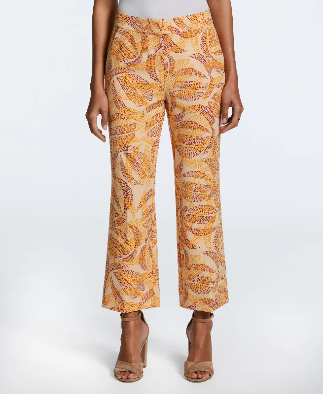 Petite Batik Print Cropped Culotte Pant Comfy Athletic Pants