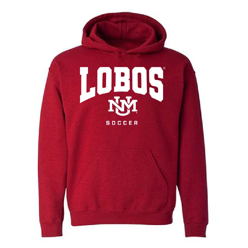 New Mexico - NCAA Women's Soccer : Ashley Moody - Classic Fashion Shersey Hooded Sweatshirt Hoodie with Fur Luxurious Winter New Mexico - NCAA Women's Soccer : Ashley Moody - Classic Fashion Shersey Hooded Sweatshirt Hoodie with Fur Luxurious Winter