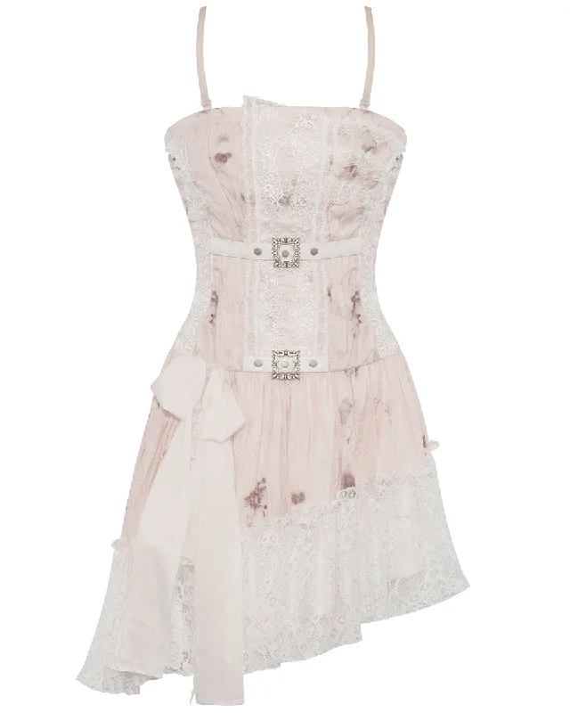 Dark In Love Womens Asymmetric Steampunk Mini Dress - Vintage Off-White Elegant Sequin Mini Dress Dark In Love Womens Asymmetric Steampunk Mini Dress - Vintage Off-White Elegant Sequin Mini Dress