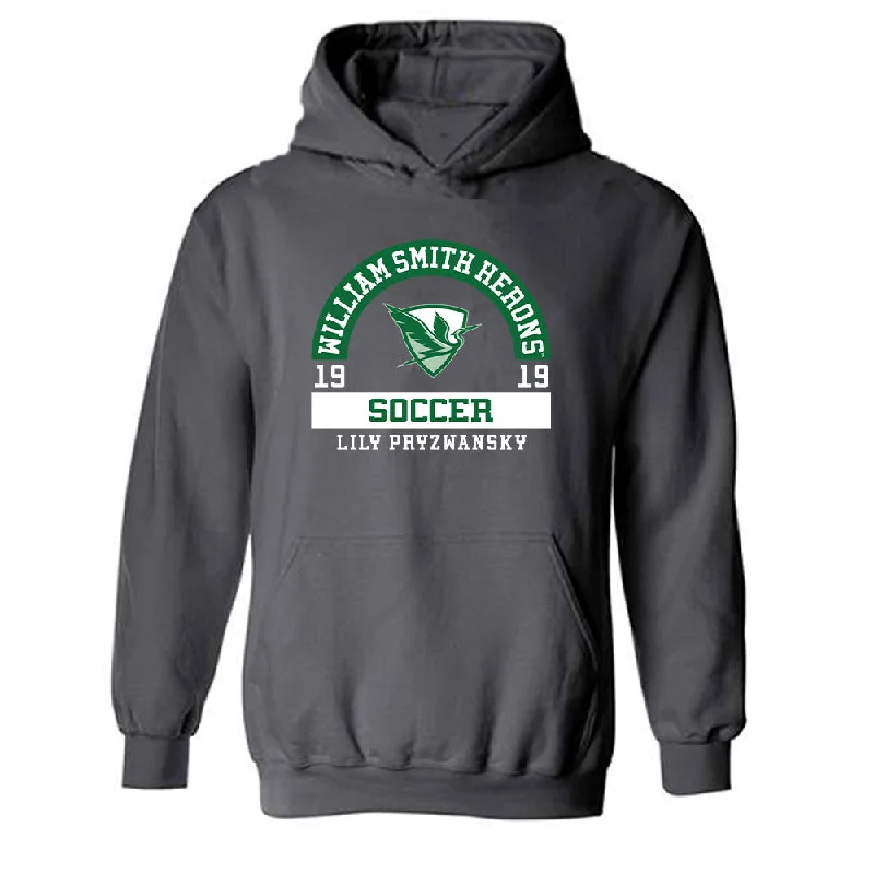 HWS - NCAA Women's Soccer : Lily Pryzwansky - Classic Fashion Shersey Hooded Sweatshirt Hoodie with Strings Custom Fit Adjustable HWS - NCAA Women's Soccer : Lily Pryzwansky - Classic Fashion Shersey Hooded Sweatshirt Hoodie with Strings Custom Fit Adjustable