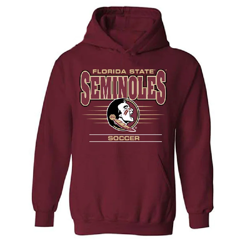 FSU - NCAA Women's Soccer : Adelyn Todd - Classic Shersey Hooded Sweatshirt Hoodie with Ribbed Hem Stretchable Secure FSU - NCAA Women's Soccer : Adelyn Todd - Classic Shersey Hooded Sweatshirt Hoodie with Ribbed Hem Stretchable Secure