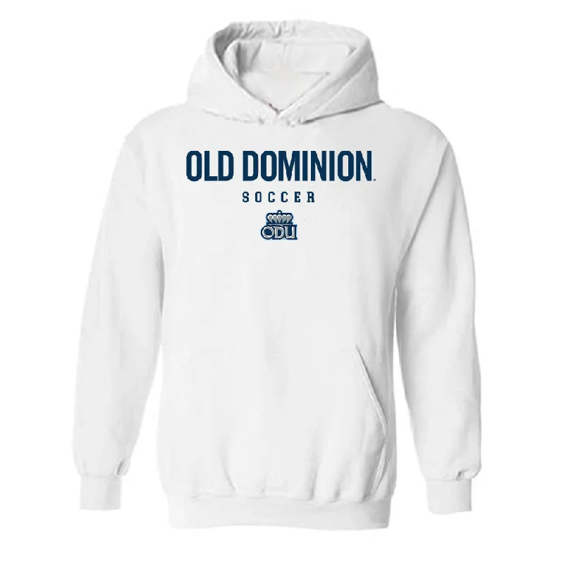 Old Dominion - NCAA Women's Soccer : Kendall Mesh - Classic Shersey Hooded Sweatshirt Hoodie with Drawstring Waist Adjustable Fitted Old Dominion - NCAA Women's Soccer : Kendall Mesh - Classic Shersey Hooded Sweatshirt Hoodie with Drawstring Waist Adjustable Fitted