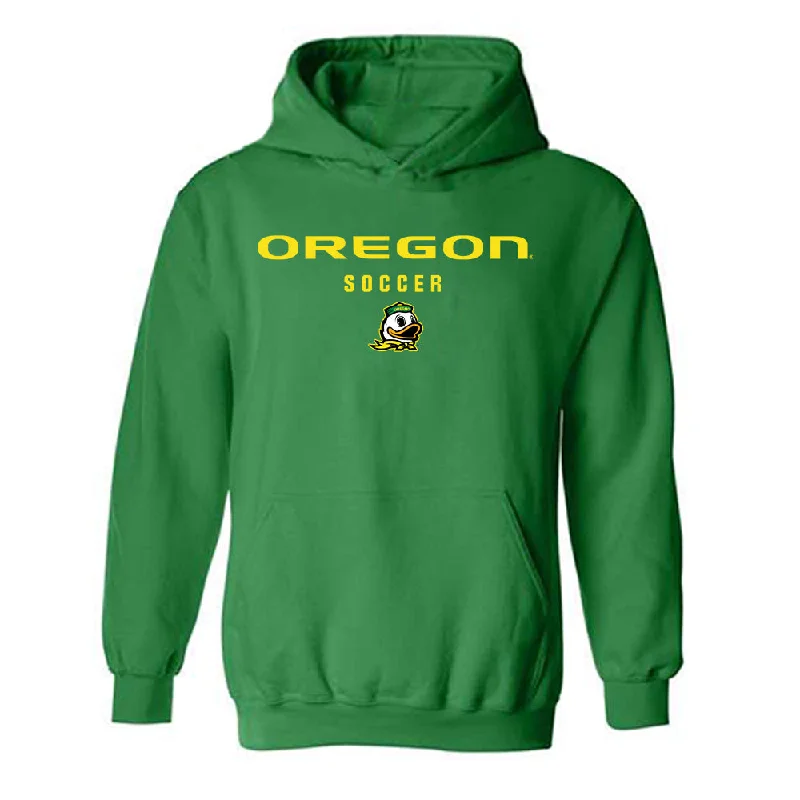 Oregon - NCAA Women's Soccer : Kiley Fehrenbacher - Hooded Sweatshirt Hoodie with Typography Text Message Oregon - NCAA Women's Soccer : Kiley Fehrenbacher - Hooded Sweatshirt Hoodie with Typography Text Message