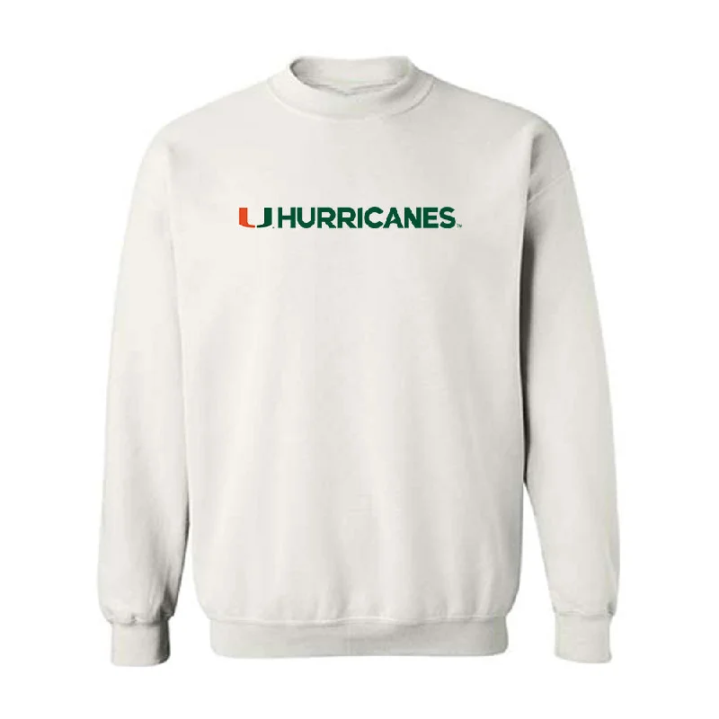 Miami - NCAA Women's Soccer : Kyla Gallagher - Classic Shersey Crewneck Sweatshirt Hoodie with Monochrome Minimalist Simple Miami - NCAA Women's Soccer : Kyla Gallagher - Classic Shersey Crewneck Sweatshirt Hoodie with Monochrome Minimalist Simple