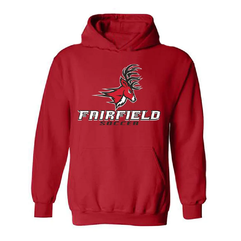 Fairfield - NCAA Women's Soccer : Alex Darcy - Hooded Sweatshirt Classic Shersey Hoodie with Back Slit Movement Comfort Fairfield - NCAA Women's Soccer : Alex Darcy - Hooded Sweatshirt Classic Shersey Hoodie with Back Slit Movement Comfort