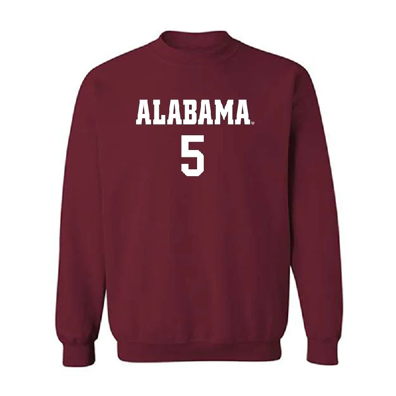 Alabama - NCAA Women's Soccer : Zivana Labovic - Replica Shersey Crewneck Sweatshirt Hoodie with Metallic Shiny Futuristic Alabama - NCAA Women's Soccer : Zivana Labovic - Replica Shersey Crewneck Sweatshirt Hoodie with Metallic Shiny Futuristic