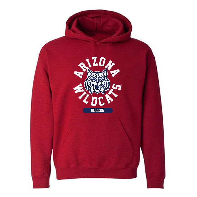 Arizona - NCAA Women's Soccer : Kayla Kirchoffner - Classic Shersey Hooded Sweatshirt Hoodie with Neon Bright Vibrant Arizona - NCAA Women's Soccer : Kayla Kirchoffner - Classic Shersey Hooded Sweatshirt Hoodie with Neon Bright Vibrant