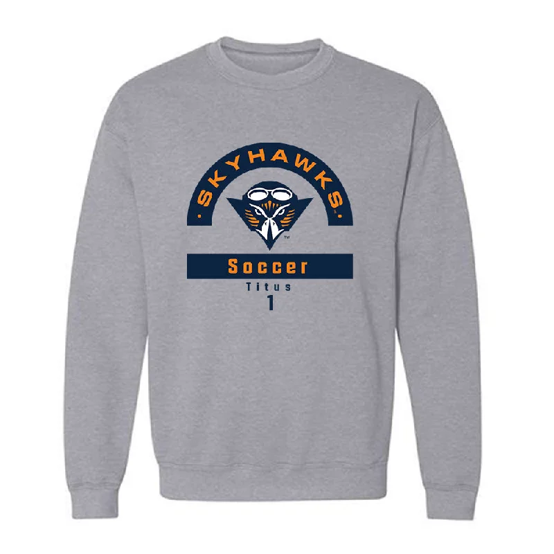 UT Martin - NCAA Women's Soccer : Mac Titus - Classic Fashion Shersey Crewneck Sweatshirt Hoodie with Elastic Waist Stretchable Comfortable UT Martin - NCAA Women's Soccer : Mac Titus - Classic Fashion Shersey Crewneck Sweatshirt Hoodie with Elastic Waist Stretchable Comfortable