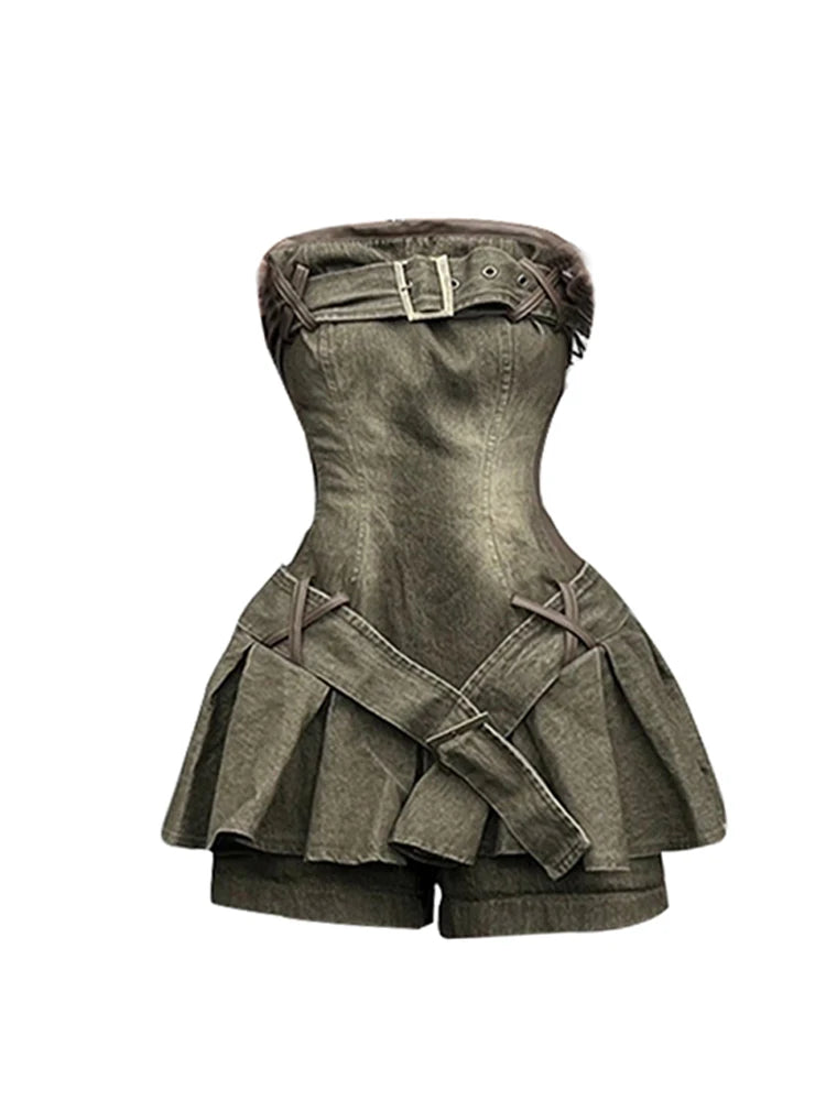 Wjczt Women's Off Shoulder Elegant One Piece Denim Mini Dress Party Club Y2K Vintage Kawaii Strapless A-line Jean Dresses Summer 2024 Elegant Sequin Mini Dress Wjczt Women's Off Shoulder Elegant One Piece Denim Mini Dress Party Club Y2K Vintage Kawaii Strapless A-line Jean Dresses Summer 2024 Elegant Sequin Mini Dress