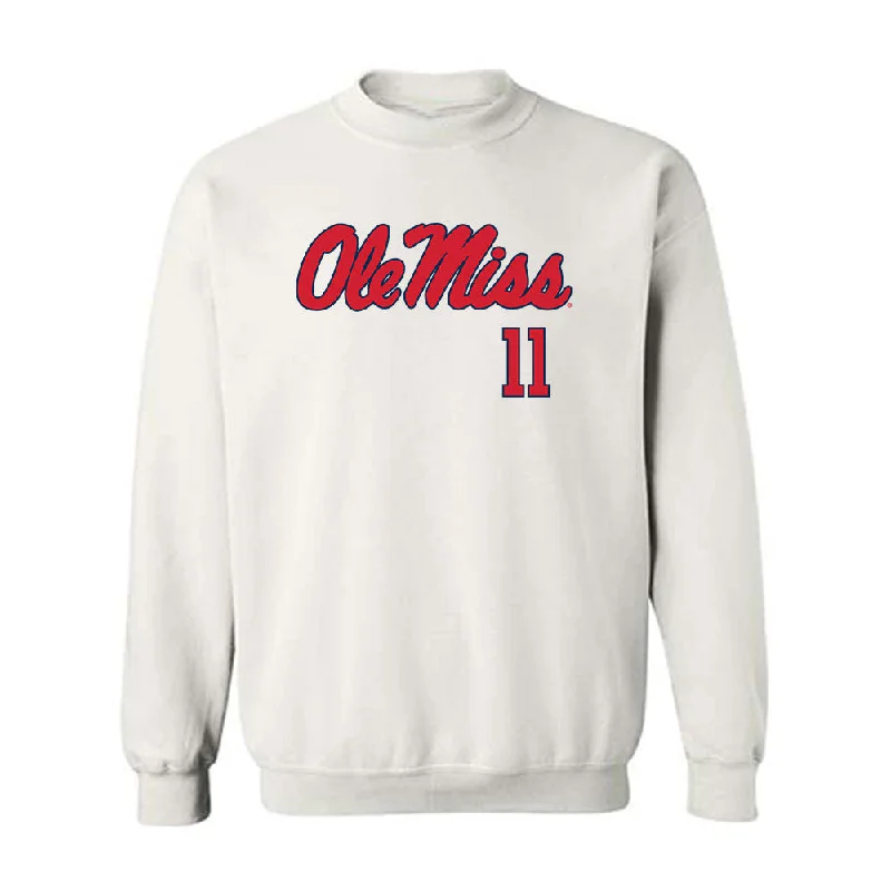 Ole Miss - NCAA Women's Soccer : Bella Leonard - Fashion Shersey Crewneck Sweatshirt Hoodie with V-Neck Classic Versatile Ole Miss - NCAA Women's Soccer : Bella Leonard - Fashion Shersey Crewneck Sweatshirt Hoodie with V-Neck Classic Versatile
