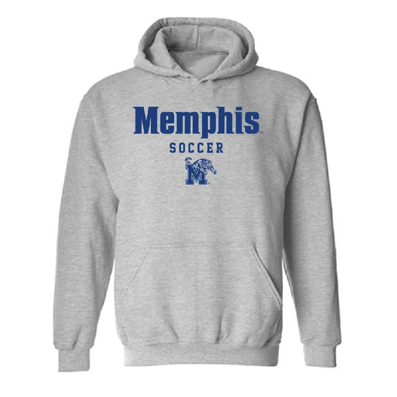 Memphis - NCAA Women's Soccer : Camber Hayes - Classic Shersey Hooded Sweatshirt Hoodie with Applique Textured Unique Memphis - NCAA Women's Soccer : Camber Hayes - Classic Shersey Hooded Sweatshirt Hoodie with Applique Textured Unique