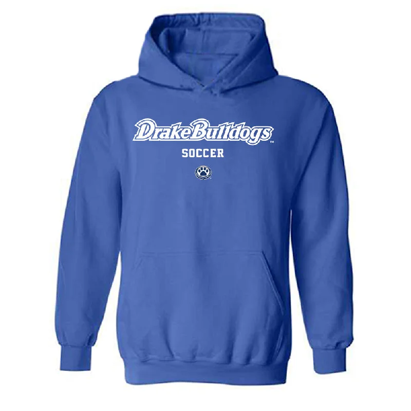 Drake - NCAA Women's Soccer : Zoey Mahoney - Classic Shersey Hooded Sweatshirt Hoodie with Fur Luxurious Winter Drake - NCAA Women's Soccer : Zoey Mahoney - Classic Shersey Hooded Sweatshirt Hoodie with Fur Luxurious Winter