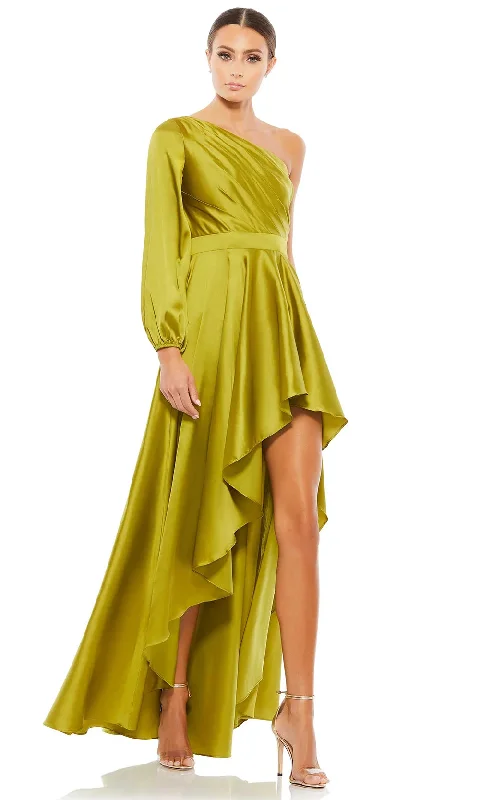 Ieena Duggal A49141 - High Low Satin Evening Dress Tunics Chic elegant