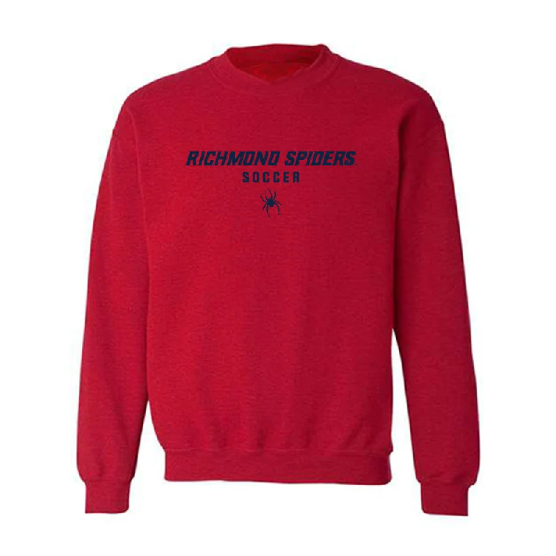 Richmond - NCAA Women's Soccer : JoJo McShane - Crewneck Sweatshirt Hoodie with Slim Fit Tailored Modern Richmond - NCAA Women's Soccer : JoJo McShane - Crewneck Sweatshirt Hoodie with Slim Fit Tailored Modern