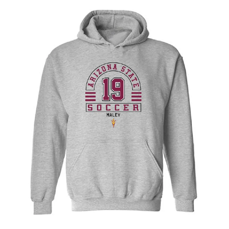 Arizona State - NCAA Women's Soccer : Savannah Maley - Hooded Sweatshirt Classic Fashion Shersey Hoodie with Hem Drawcord Adjustable Customizable Arizona State - NCAA Women's Soccer : Savannah Maley - Hooded Sweatshirt Classic Fashion Shersey Hoodie with Hem Drawcord Adjustable Customizable