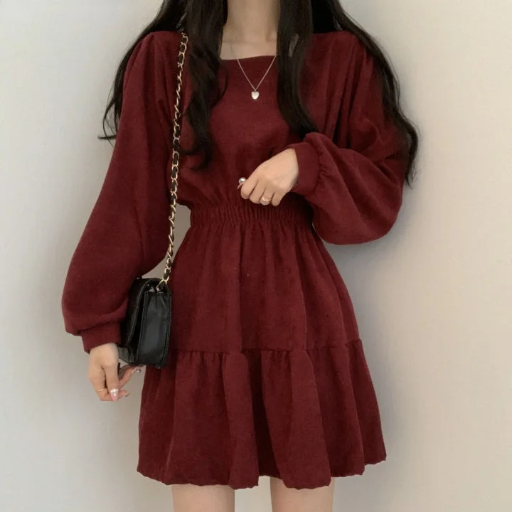 Wjczt Gothic Black Puff Sleeve Loose Womens Dress Long Sleeve Shrink Waist Chic Linen Mini Dress Casual Elegant Dresses for Women Cozy Wraparound Mini Dress Wjczt Gothic Black Puff Sleeve Loose Womens Dress Long Sleeve Shrink Waist Chic Linen Mini Dress Casual Elegant Dresses for Women Cozy Wraparound Mini Dress