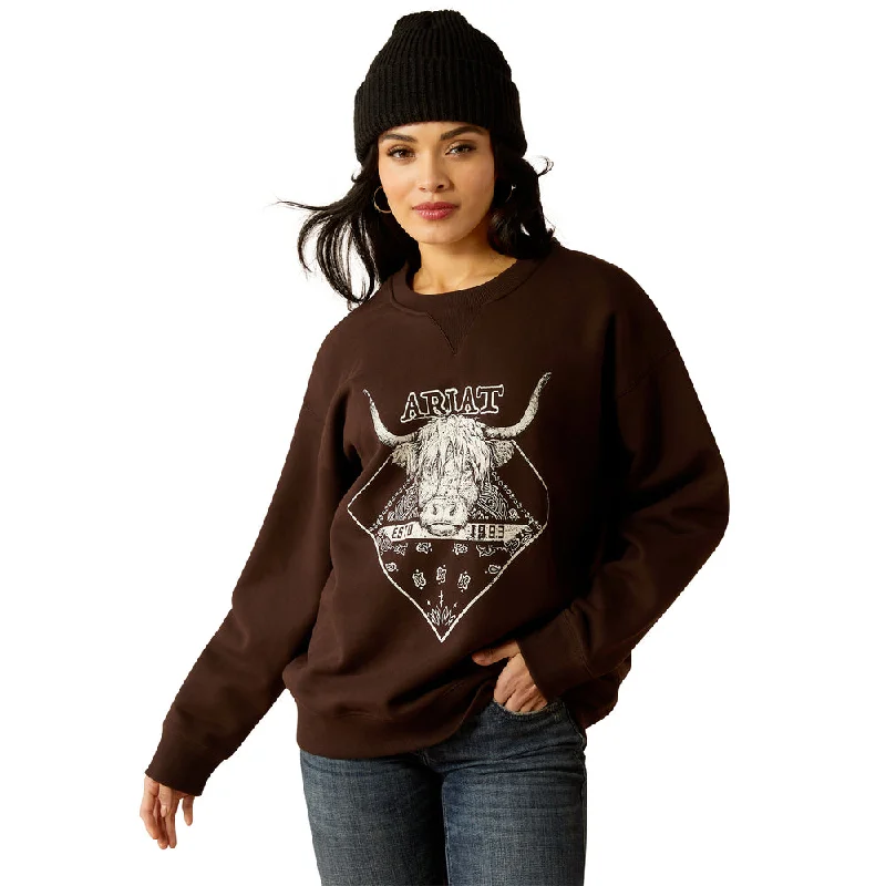 Women’s Taurus Oversized Crew Sweatshirt 10053960 Hoodie with Full-Zip Functional Layering Women’s Taurus Oversized Crew Sweatshirt 10053960 Hoodie with Full-Zip Functional Layering