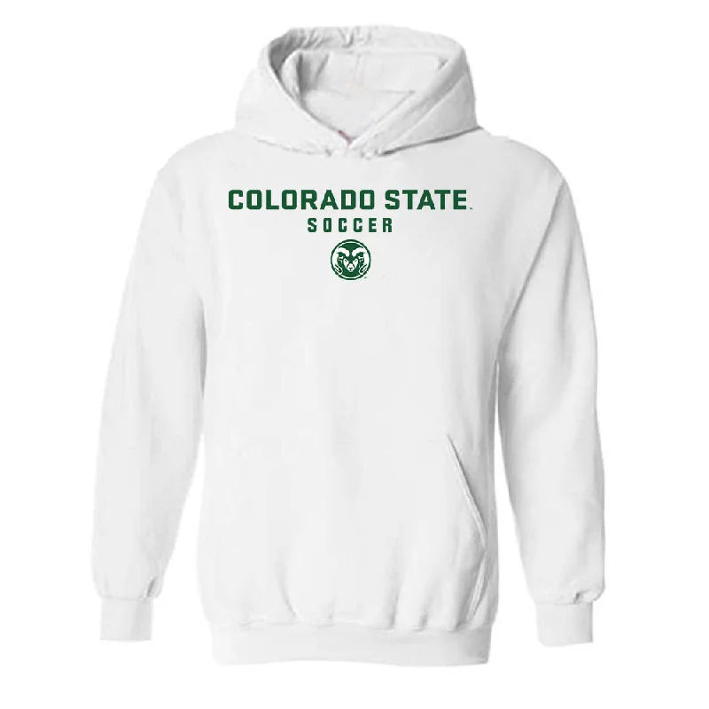 Colorado State - NCAA Women's Soccer : Kate Dunne - Hooded Sweatshirt Classic Shersey Hoodie with Hood Adjustable Protection Colorado State - NCAA Women's Soccer : Kate Dunne - Hooded Sweatshirt Classic Shersey Hoodie with Hood Adjustable Protection