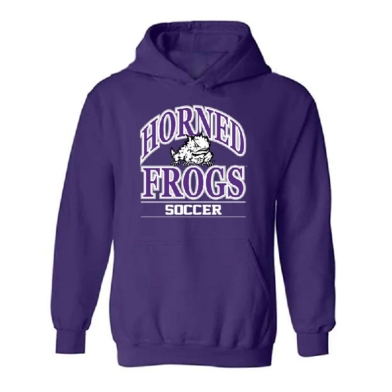 TCU - NCAA Women's Soccer : Oli Pena - Hooded Sweatshirt Classic Fashion Shersey Hoodie with Hem Detail Decorative Unique TCU - NCAA Women's Soccer : Oli Pena - Hooded Sweatshirt Classic Fashion Shersey Hoodie with Hem Detail Decorative Unique