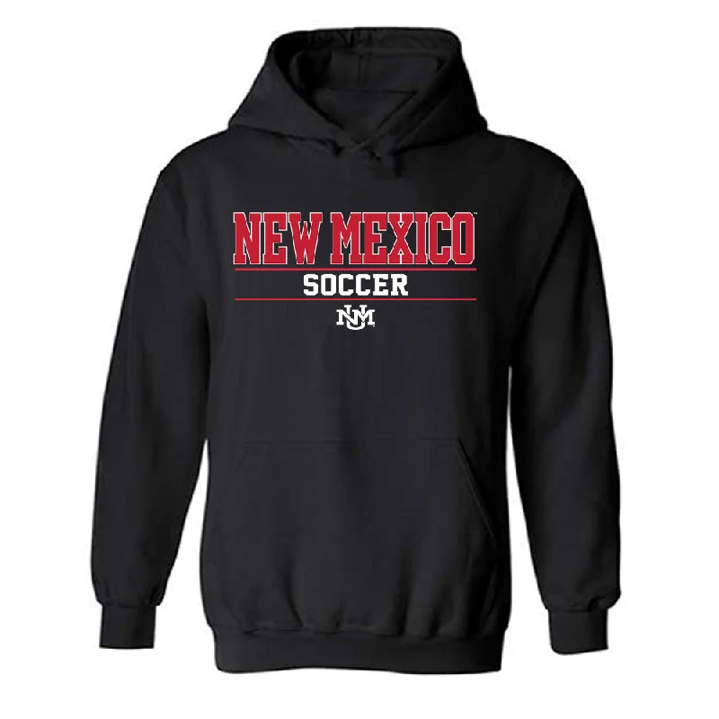 New Mexico - NCAA Women's Soccer : Ashley Moody - Classic Shersey Hooded Sweatshirt Hoodie with Rolled Sleeves Casual Relaxed New Mexico - NCAA Women's Soccer : Ashley Moody - Classic Shersey Hooded Sweatshirt Hoodie with Rolled Sleeves Casual Relaxed