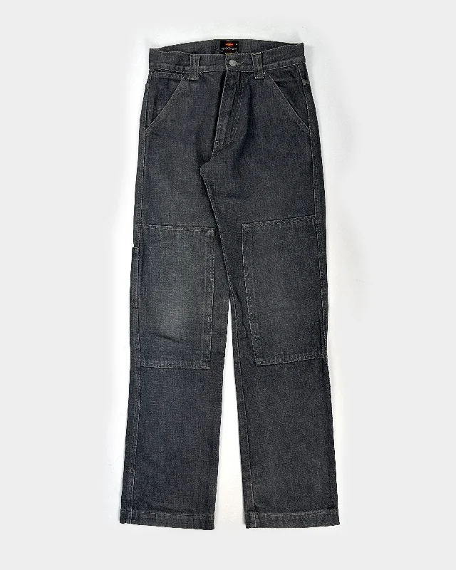 Energie Dark Grey Carpenter Pants 1990's Casual Lounge Pants
