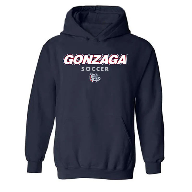 Gonzaga - NCAA Women's Soccer : Sydney Head - Classic Shersey Hooded Sweatshirt Hoodie with Cropped Fit Short Trendy Gonzaga - NCAA Women's Soccer : Sydney Head - Classic Shersey Hooded Sweatshirt Hoodie with Cropped Fit Short Trendy