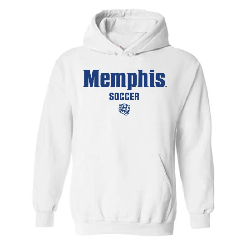 Memphis - NCAA Women's Soccer : Sarah Hagg - Classic Fashion Shersey Hooded Sweatshirt Hoodie with Lace Feminine Delicate Memphis - NCAA Women's Soccer : Sarah Hagg - Classic Fashion Shersey Hooded Sweatshirt Hoodie with Lace Feminine Delicate