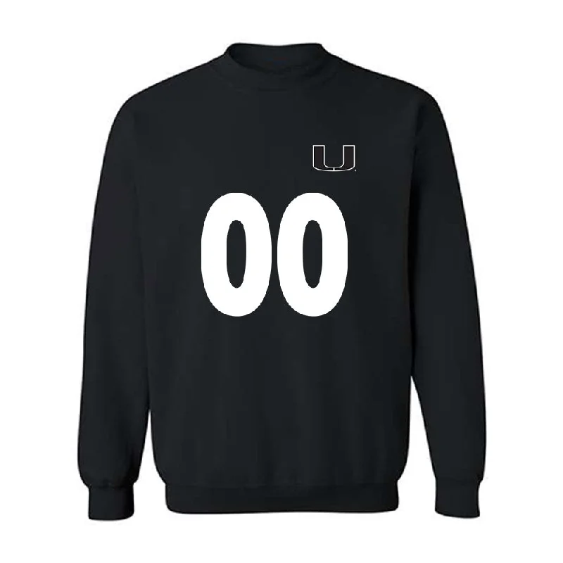 Miami - NCAA Women's Soccer : Vikki Alonzo - Replica Shersey Crewneck Sweatshirt Hoodie with Distressed Vintage Worn Miami - NCAA Women's Soccer : Vikki Alonzo - Replica Shersey Crewneck Sweatshirt Hoodie with Distressed Vintage Worn