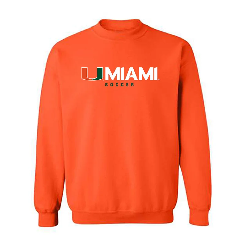 Miami - NCAA Women's Soccer : Jessica Kaye - Classic Shersey Crewneck Sweatshirt Hoodie with Hem Drawcord Adjustable Customizable Miami - NCAA Women's Soccer : Jessica Kaye - Classic Shersey Crewneck Sweatshirt Hoodie with Hem Drawcord Adjustable Customizable