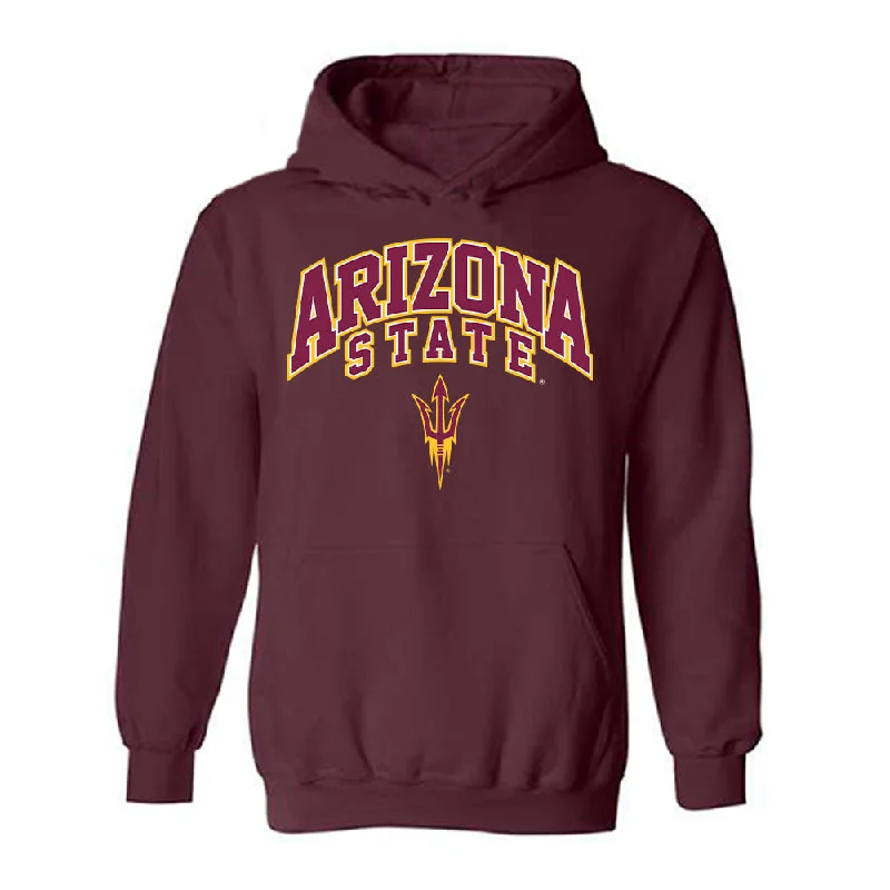 Arizona State - NCAA Women's Soccer : Ashley Leonhart - Hooded Sweatshirt Classic Shersey Hoodie with Print Artistic Unique Arizona State - NCAA Women's Soccer : Ashley Leonhart - Hooded Sweatshirt Classic Shersey Hoodie with Print Artistic Unique