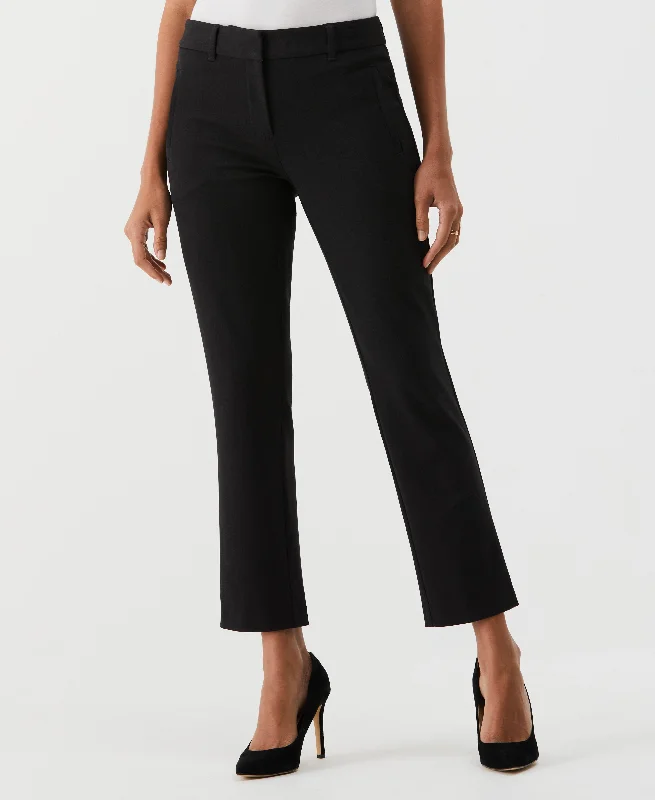 Petite Straight Leg Ankle Pant Trendy Work Pants