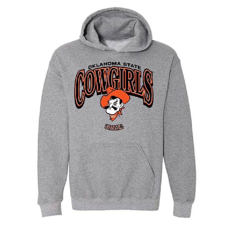 Oklahoma State - NCAA Women's Soccer : Kynlie Wilson - Classic Shersey Hooded Sweatshirt Hoodie with Rolled Sleeves Casual Relaxed Oklahoma State - NCAA Women's Soccer : Kynlie Wilson - Classic Shersey Hooded Sweatshirt Hoodie with Rolled Sleeves Casual Relaxed
