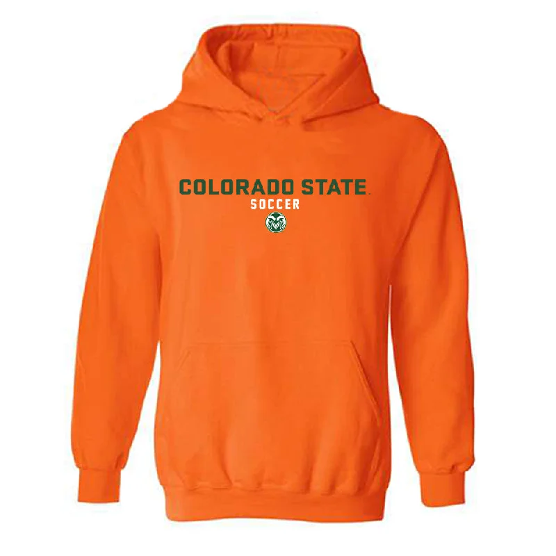 Colorado State - NCAA Women's Soccer : Taite DeLange - Classic Shersey Hooded Sweatshirt Hoodie with V-Neck Classic Versatile Colorado State - NCAA Women's Soccer : Taite DeLange - Classic Shersey Hooded Sweatshirt Hoodie with V-Neck Classic Versatile