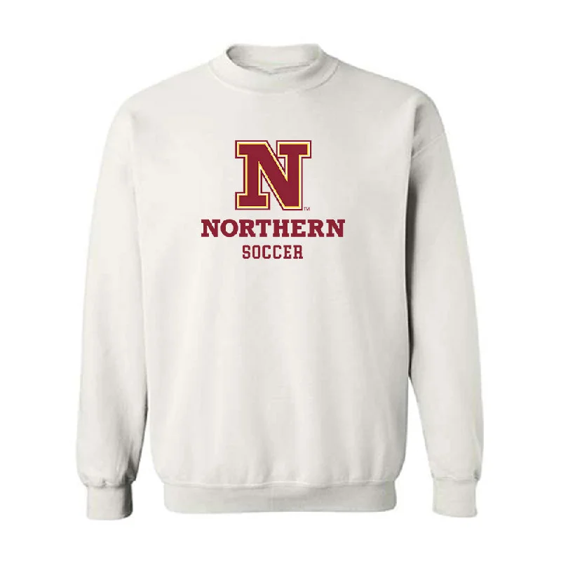 NSU - NCAA Women's Soccer : Sydney Gilbertson - Crewneck Sweatshirt Hoodie with Mock Neck Collared Structured NSU - NCAA Women's Soccer : Sydney Gilbertson - Crewneck Sweatshirt Hoodie with Mock Neck Collared Structured