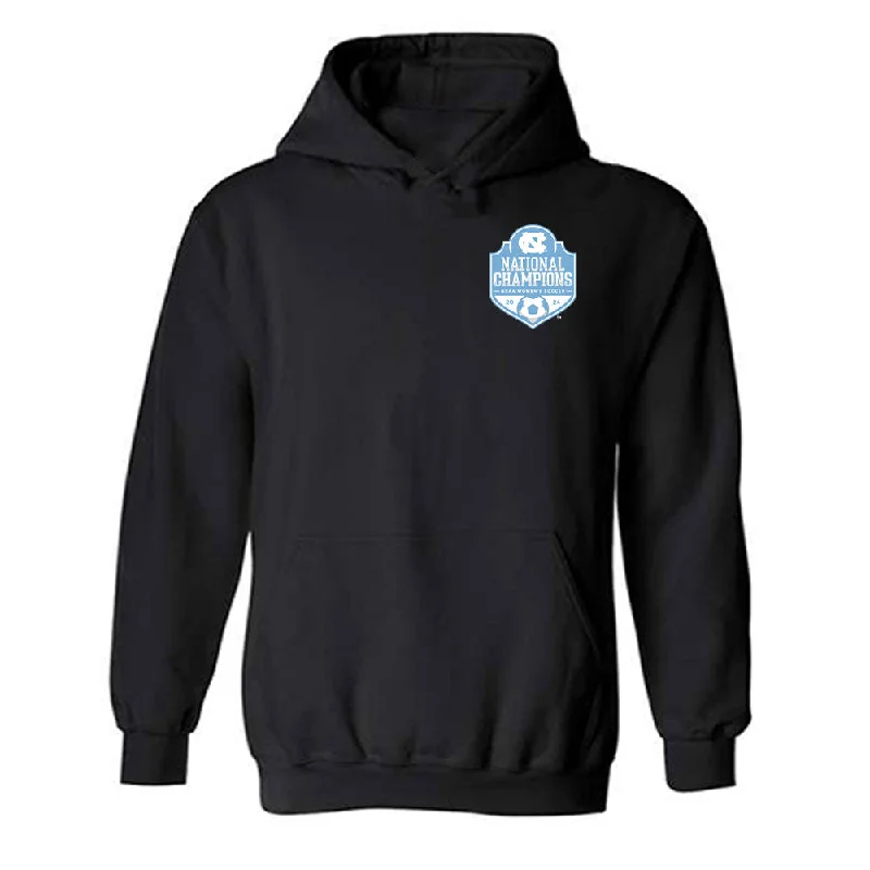 UNC - NCAA Women's Soccer : abby gundry - National Champs Roster Shirt Hooded Sweatshirt Hoodie with Half-Zip Sporty Casual UNC - NCAA Women's Soccer : abby gundry - National Champs Roster Shirt Hooded Sweatshirt Hoodie with Half-Zip Sporty Casual