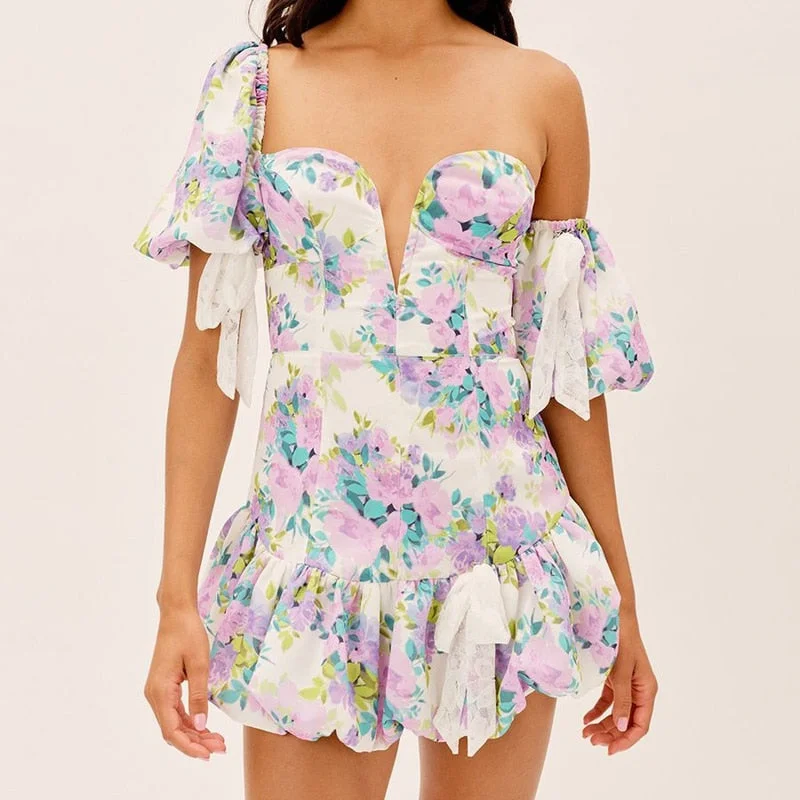 Wjczt Puff Short Sleeve Boho Mini Dresses for Women Summer Fashion V-Neck Fashion Print Wedding Evening Dress Sexy Vestidos Trendy Lace Mini Dress Wjczt Puff Short Sleeve Boho Mini Dresses for Women Summer Fashion V-Neck Fashion Print Wedding Evening Dress Sexy Vestidos Trendy Lace Mini Dress