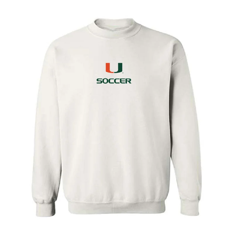 Miami - NCAA Women's Soccer : Zoe Shepherd - Classic Shersey Crewneck Sweatshirt Hoodie with Elastic Cuffs Stretchable Comfortable Miami - NCAA Women's Soccer : Zoe Shepherd - Classic Shersey Crewneck Sweatshirt Hoodie with Elastic Cuffs Stretchable Comfortable