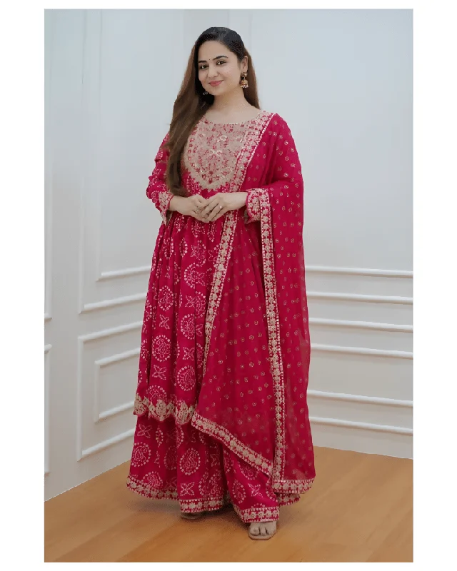 Aastha Fashion Women's Printed Rayon Maroon Kurti With Pant And Dupatta By Srf Jaipur Classic Straight-Leg Pants Aastha Fashion Women's Printed Rayon Maroon Kurti With Pant And Dupatta By Srf Jaipur Classic Straight-Leg Pants