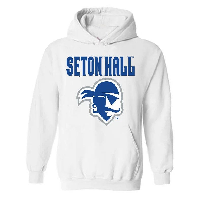 Seton Hall - NCAA Women's Soccer : Avery Strohecker - Fashion Shersey Hooded Sweatshirt Hoodie Sweatshirt Pullover Seton Hall - NCAA Women's Soccer : Avery Strohecker - Fashion Shersey Hooded Sweatshirt Hoodie Sweatshirt Pullover