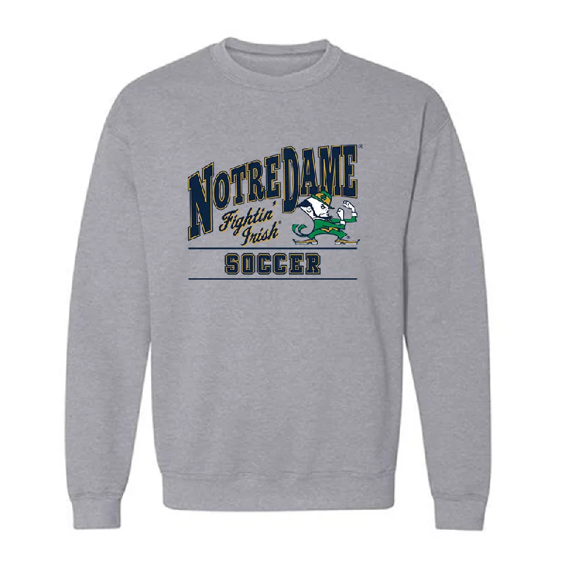 Notre Dame - NCAA Women's Soccer : Melinda Hathaway - Classic Shersey Crewneck Sweatshirt Hoodie with Double Zipper Versatile Adjustable Notre Dame - NCAA Women's Soccer : Melinda Hathaway - Classic Shersey Crewneck Sweatshirt Hoodie with Double Zipper Versatile Adjustable