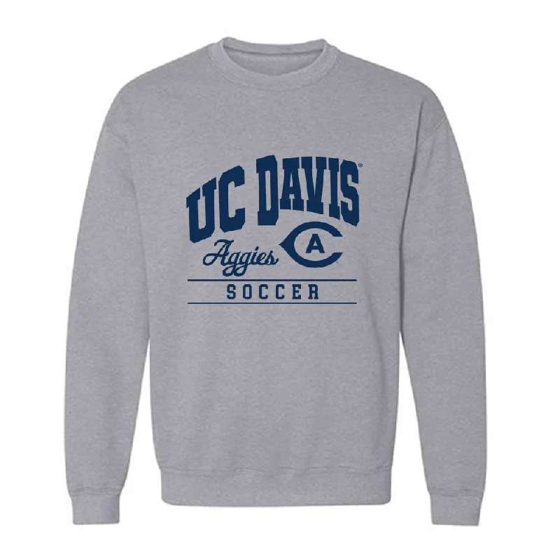 UC Davis - NCAA Women's Soccer : Emma Vane - Classic Shersey Crewneck Sweatshirt Hoodie with Typography Text Message UC Davis - NCAA Women's Soccer : Emma Vane - Classic Shersey Crewneck Sweatshirt Hoodie with Typography Text Message