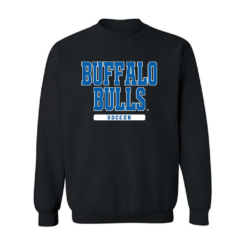 Buffalo - NCAA Women's Soccer : Laiken Kiser - Crewneck Sweatshirt Hoodie with Tied Waist Feminine Flattering Buffalo - NCAA Women's Soccer : Laiken Kiser - Crewneck Sweatshirt Hoodie with Tied Waist Feminine Flattering