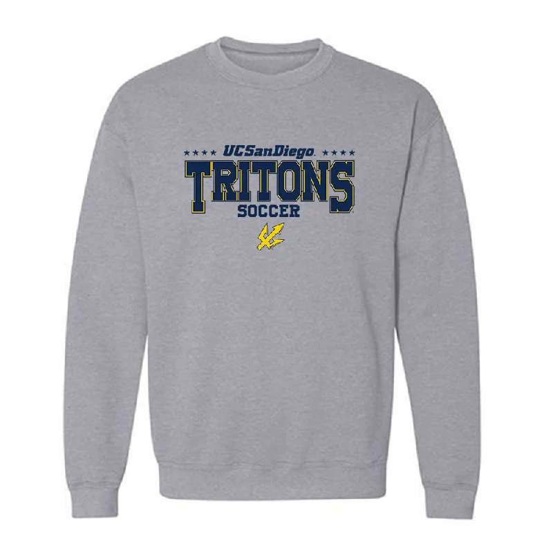 UCSD - NCAA Women's Soccer : Ellie Trevino - Classic Fashion Shersey Crewneck Sweatshirt Hoodie with Frayed Bohemian Relaxed UCSD - NCAA Women's Soccer : Ellie Trevino - Classic Fashion Shersey Crewneck Sweatshirt Hoodie with Frayed Bohemian Relaxed
