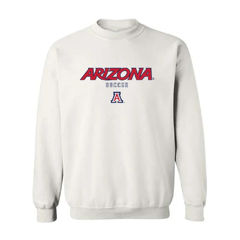 Arizona - NCAA Women's Soccer : Evie McCarthy - Sports Shersey Crewneck Sweatshirt Hoodie with Set-In Sleeves Structured Classic Arizona - NCAA Women's Soccer : Evie McCarthy - Sports Shersey Crewneck Sweatshirt Hoodie with Set-In Sleeves Structured Classic