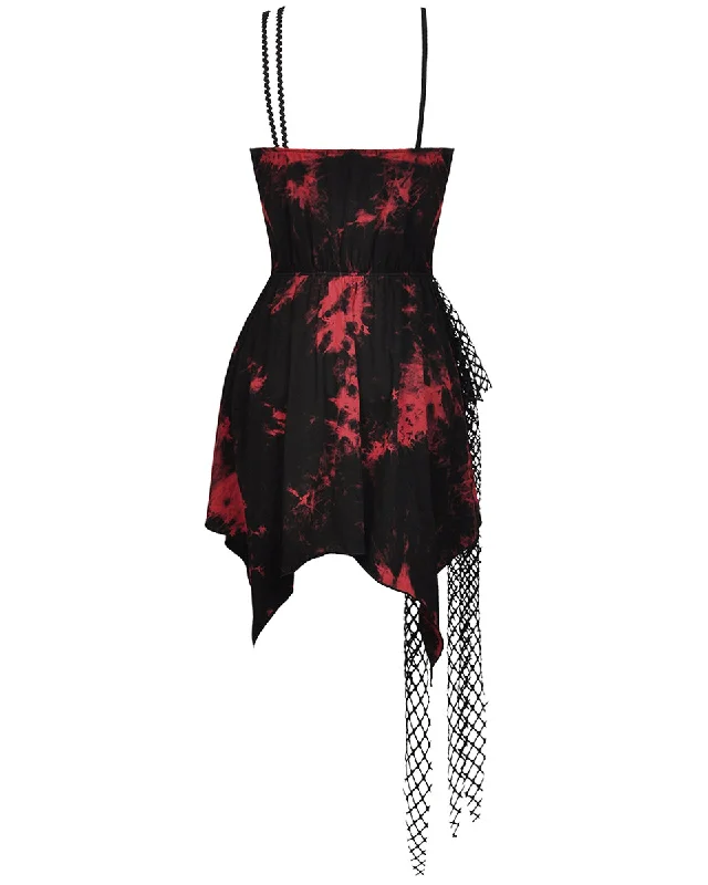 Dark In Love Dark Punk Laser Cut Shredding Mini Dress - Black & Red Stylish Plaid Mini Dress Dark In Love Dark Punk Laser Cut Shredding Mini Dress - Black & Red Stylish Plaid Mini Dress